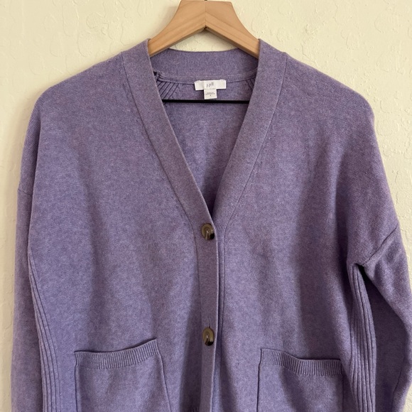 J. Jill Purple Cardigan Sweater - Picture 3 of 7